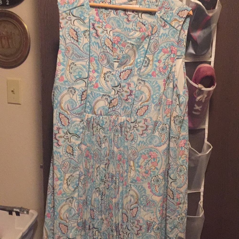 Blue dress